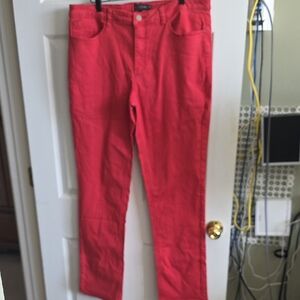 Long Tall Sally Cherry Red Jeans